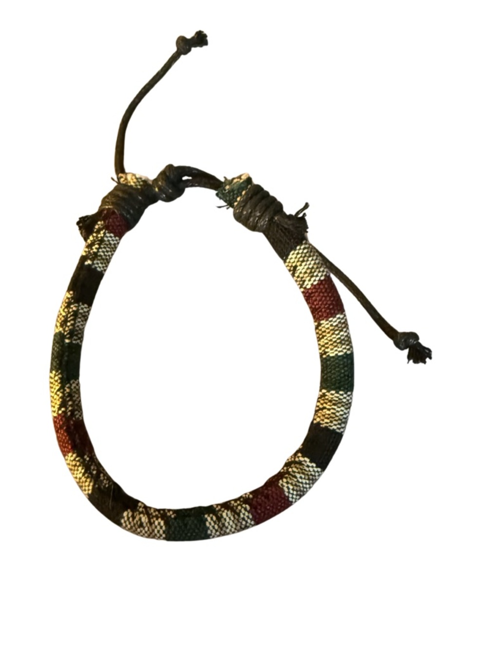 Handwoven Multicolor Rope Bracelet - Picture 2 of 2